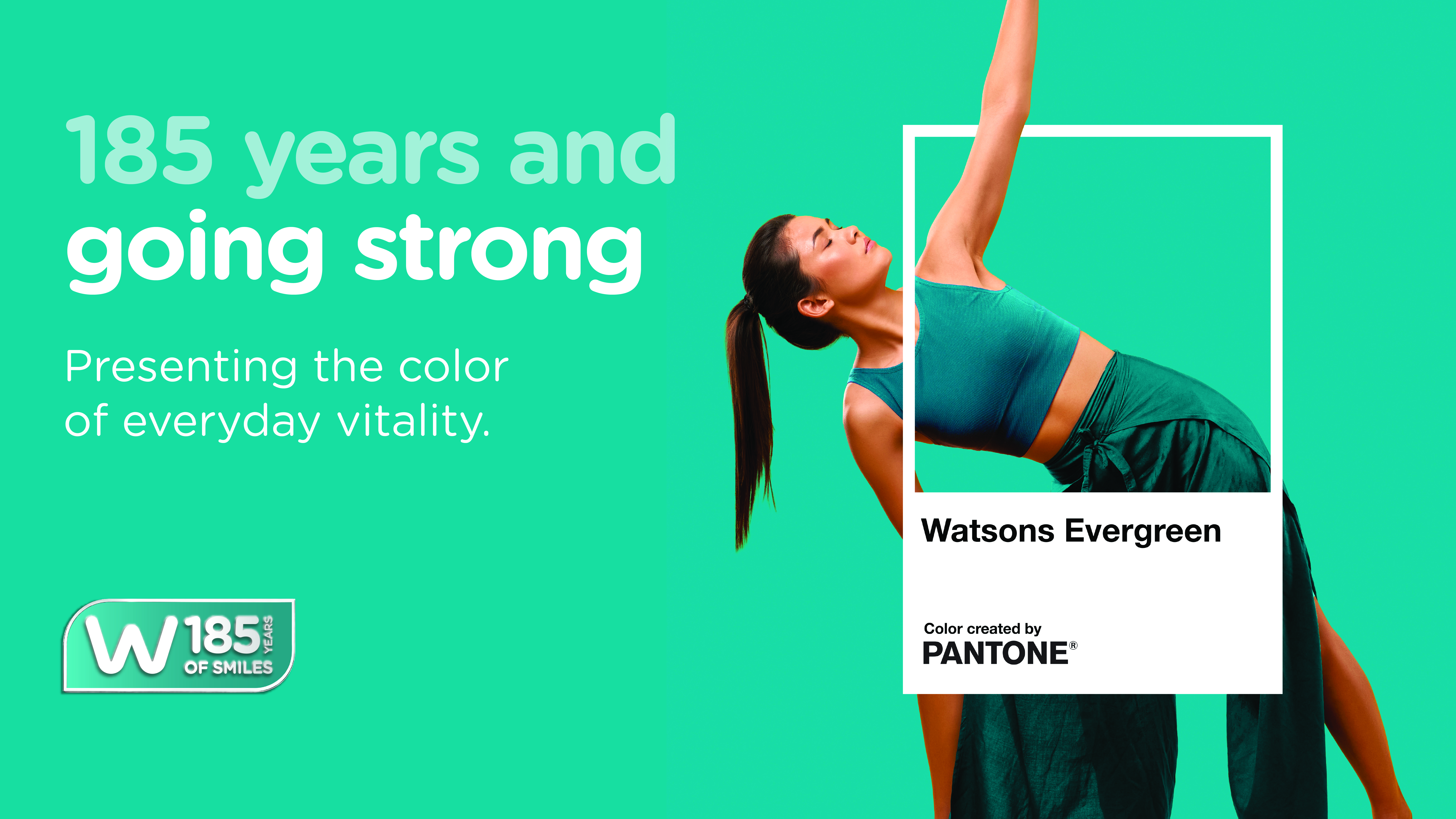 Watsons Unveils “Watsons Evergreen” with Pantone to Celebrate 185 Years of Trusted Care and Everyday Vitality thumbnail