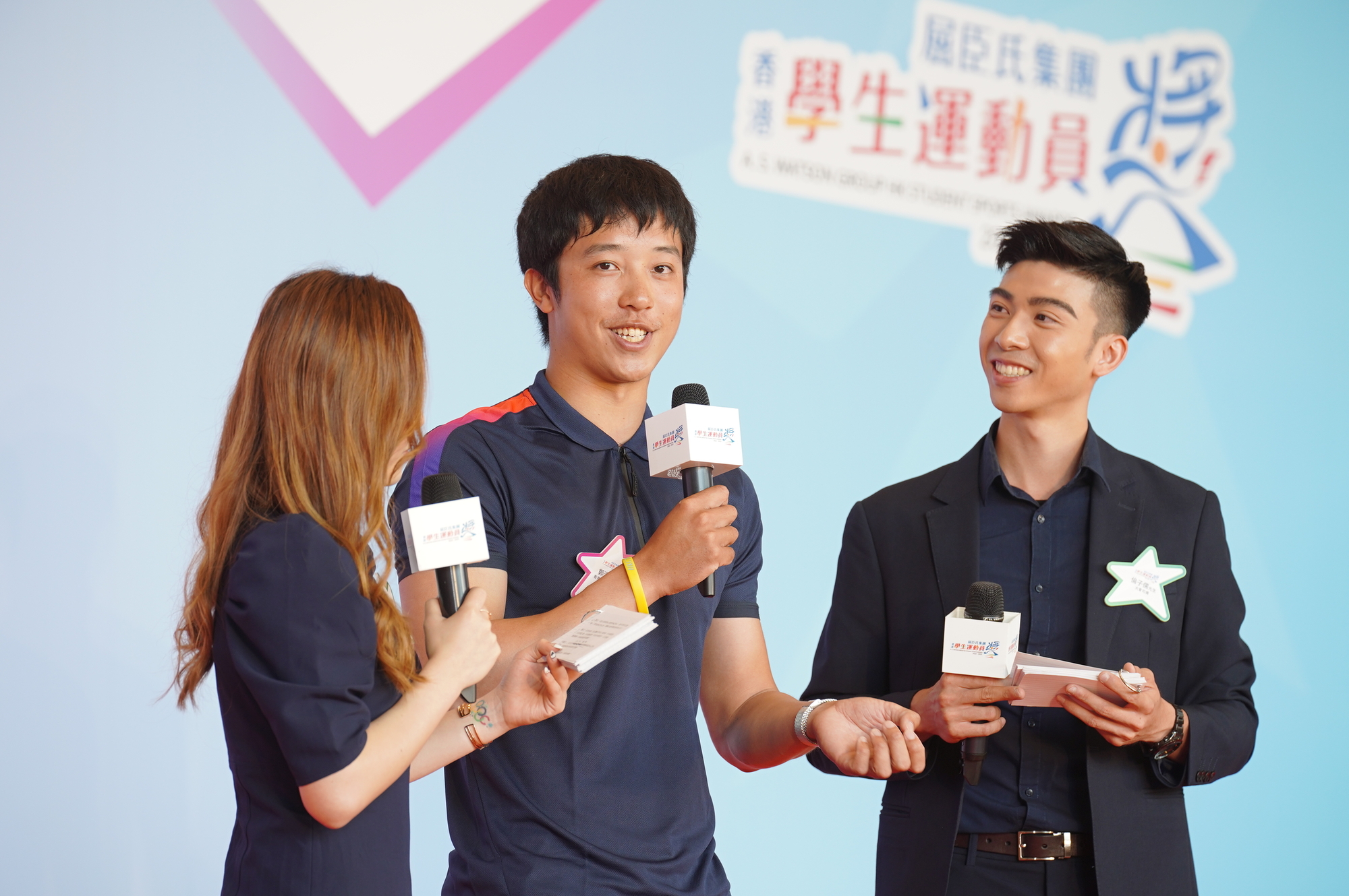 Cheng Ching Yin, 2022 IQFOiL Asian Windsurfing Champion shares his efforts in striving for success with the awardees, and encourages them to embrace their future